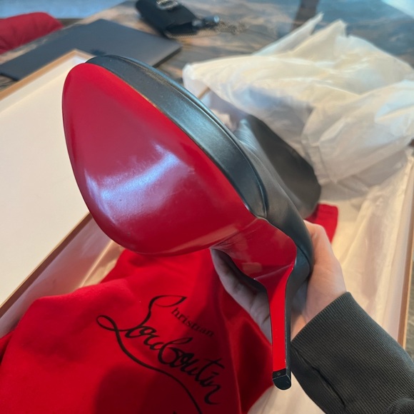 Louboutin Bianca Botta 140 King Calf Boots - Picture 4 of 7